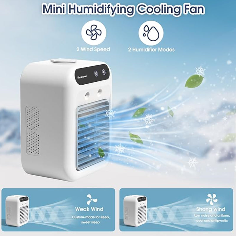 Oferta especial de verano Mini Acondicionador de Aire Portátil Enfriador Humidificador