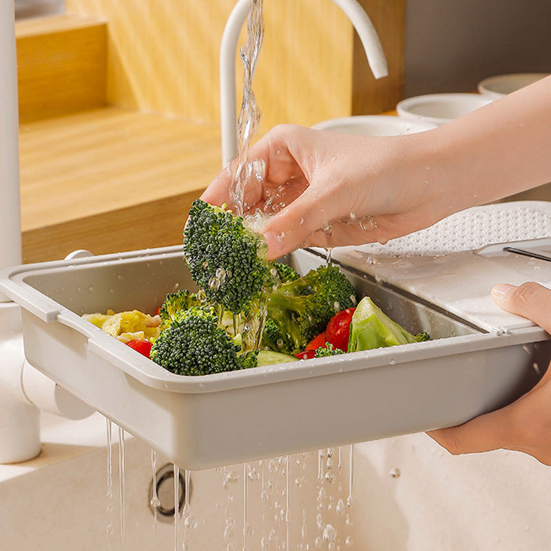 Multi-Functional Grater & Drainer Cutting Board