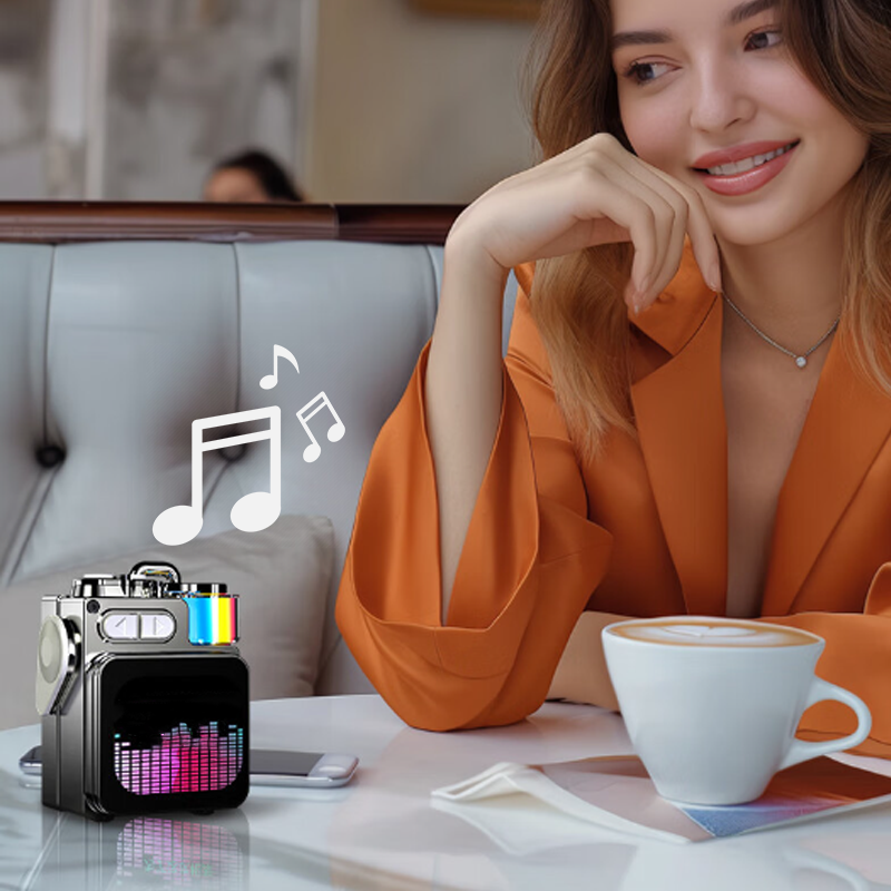 Portable Wireless Bluetooth Speaker Pocket Rocker! Louder than a bear’s yawn, fits in your coffee mug! "