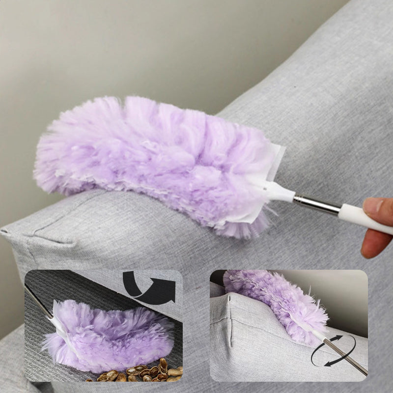 Special, Multipurpose Disposable Bendable Duster with Extendable Pole