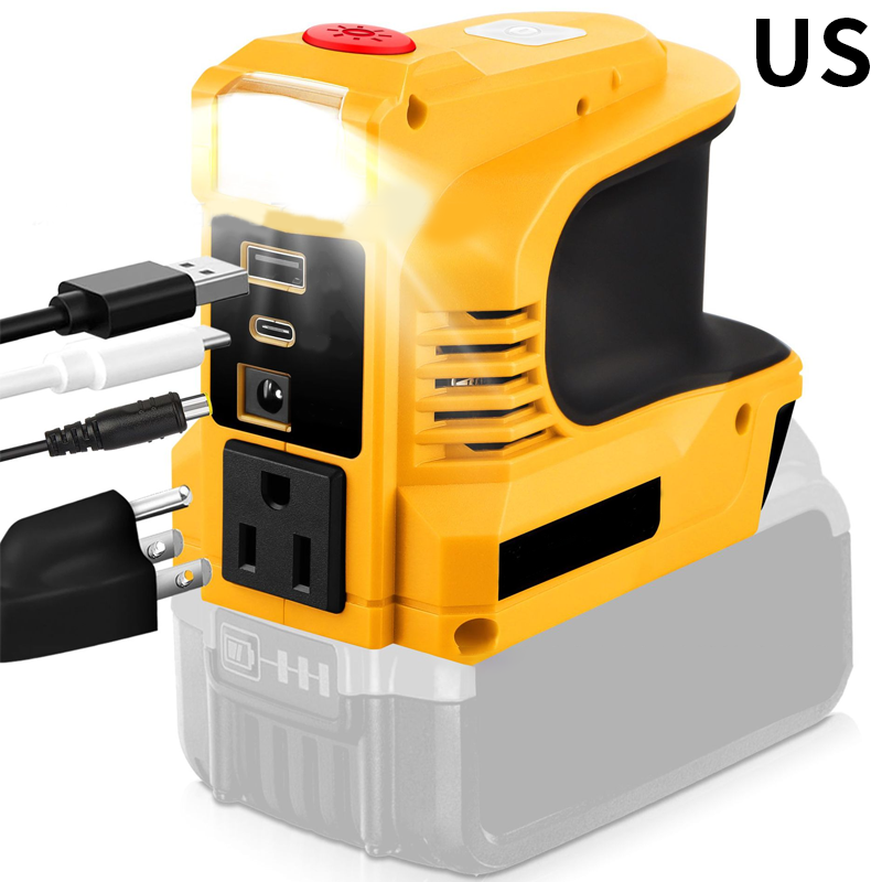 Compact DC to AC Inverter - Suitable for cars, motorhomes, outdoor use
