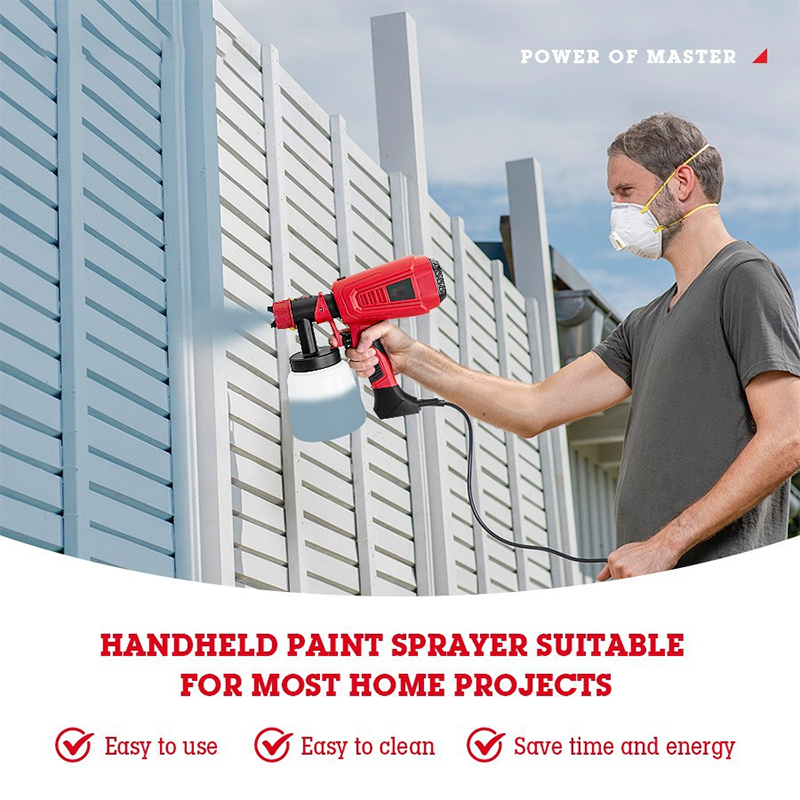 Portable High-Power Electric Paint Sprayer Set