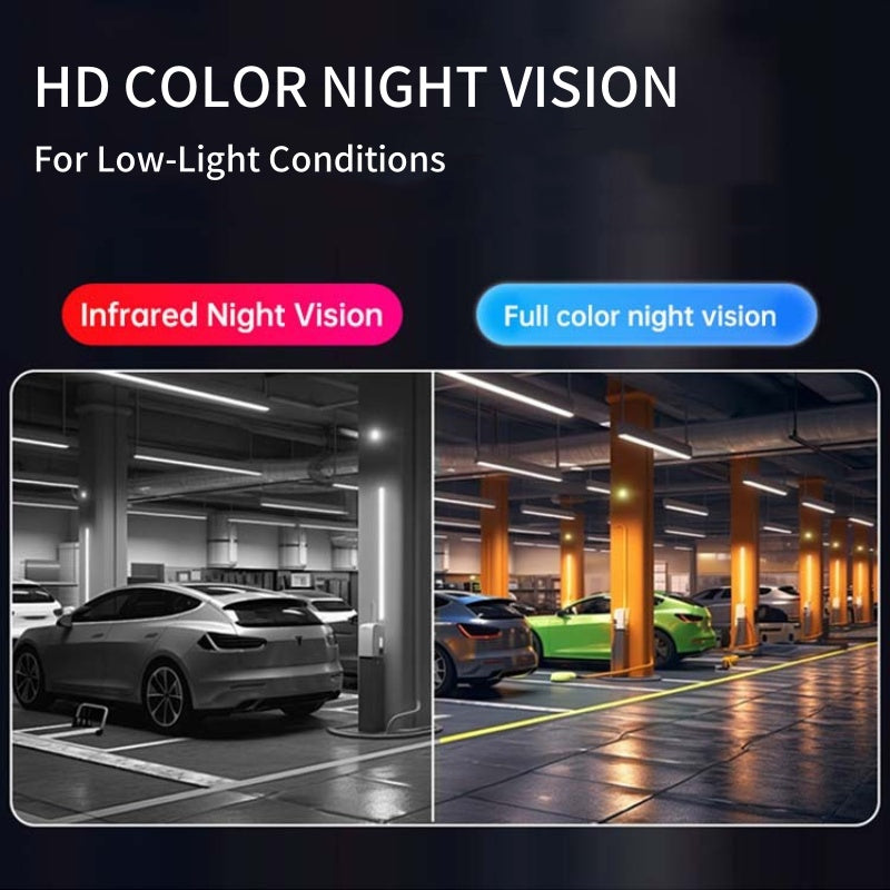 3-Lens 360° WiFi Security Camera for Outdoor