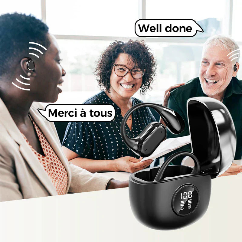 Ki Translation Earbuds – Real-time translation in 134 languages with app , Bluetooth 6.0, wireless earbuds for music & calls, IPX5 waterproof, long battery life
