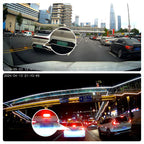 Touchscreen Dash Cam with Rearview Camera