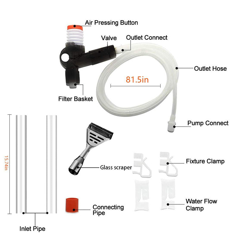 Aquarium Gravel Cleaner Kit for Water Changing
