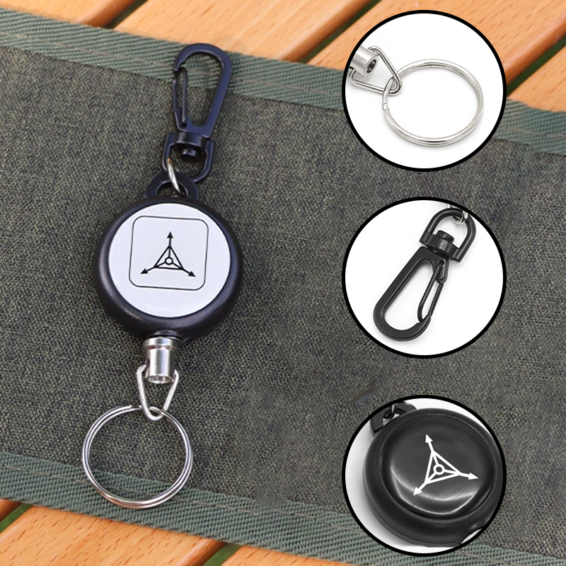 50% Heavy-Duty Retractable Keychain