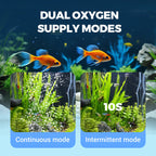 Half Price for a - Quiet, Powerful Aquarium Air Pump with Dual Mode