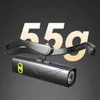 NOW! LED Rechargeable Ear Headlamp - Ultra-Light & Hands-Free, Perfect for Running and Night Activities