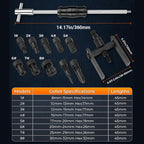 Blind Hole Collet Bearing Puller Set