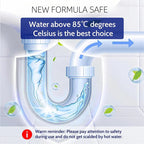 Of the sale! Powerful Pipe Dredging Agent for Kitchen and Toilet Pipelines - Dissolves 200+ Blockages and Kills of Bacteria