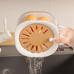 2 in 1 Draining Basket with Lid