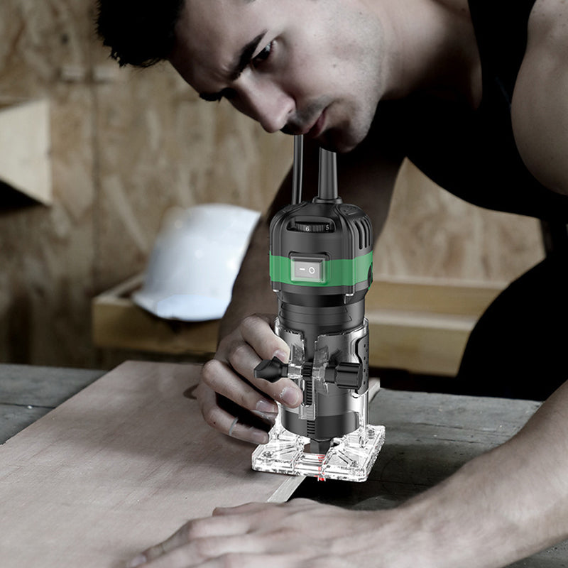 800W Cordless Wood Router with 6 Speeds