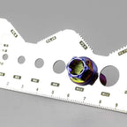 Stainless Steel Double-Sided Bolt Gauge Card（ ）