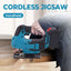 For 40% 0FF Multi-functional Handheld Lithium-ion Cordless Jigsaw