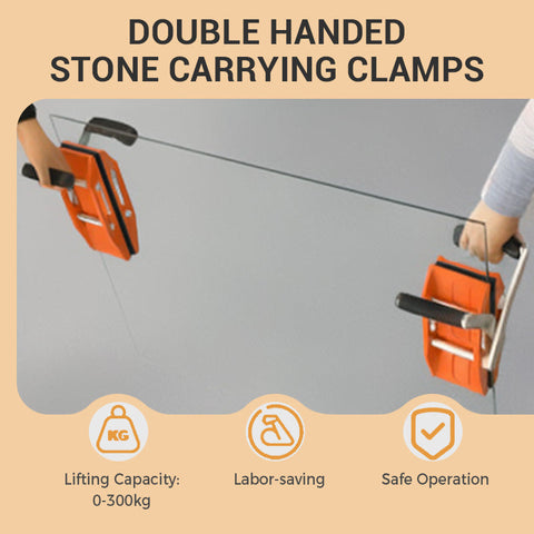 Double Handed Stone Carrying Clamps