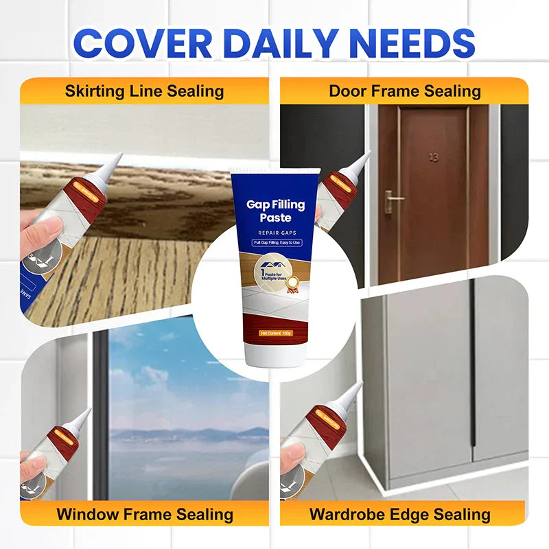 Multi-Purpose, Multi-Color Gap Filler for Whole House Use