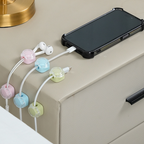 Tangle-Free Magnetic Desktop Mini Cable Organizer