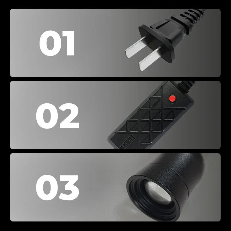 Zoomable Fish Tank LED Spotlight