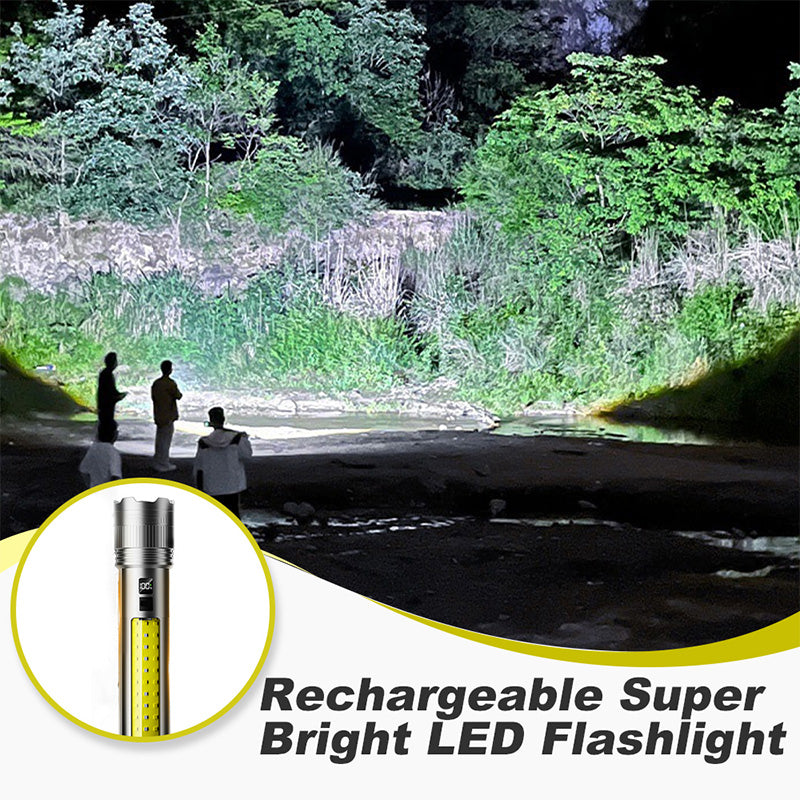 Rechargeable super bright LED flashlight