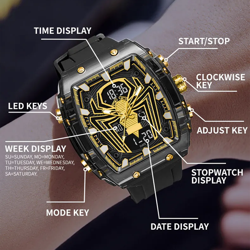 Stylish Multi-Function Quartz Watch