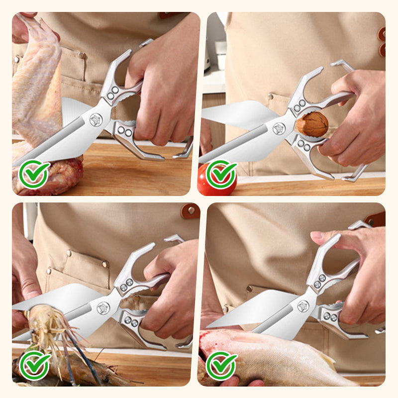 （ ） Multifunctional Heavy-Duty Kitchen Shears