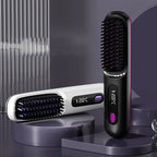 Summer Wireless Ceramic Heating Hair Straightening Comb