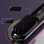 Summer Wireless Ceramic Heating Hair Straightening Comb