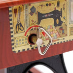 Time Limit Sale - Wood Mini Sewing Machine Music Box