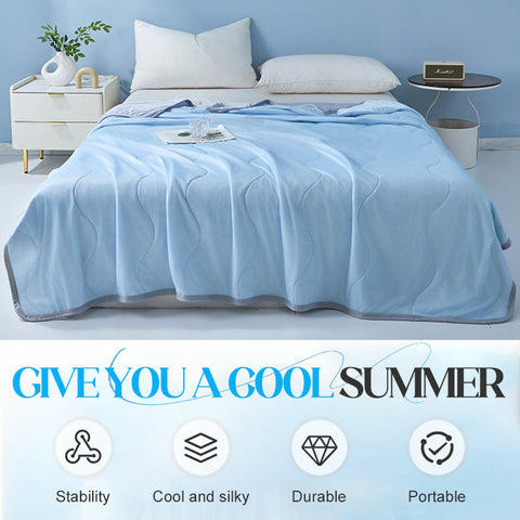 A self-cooling blanket! Comfortable Cooling Blanket
