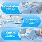 A self-cooling blanket! Comfortable Cooling Blanket