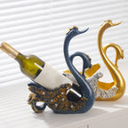 Swan Wine Bottle Holder Rack
