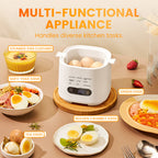 New Design Mini Multi-Function Egg Cooker with Smart Touch Panel