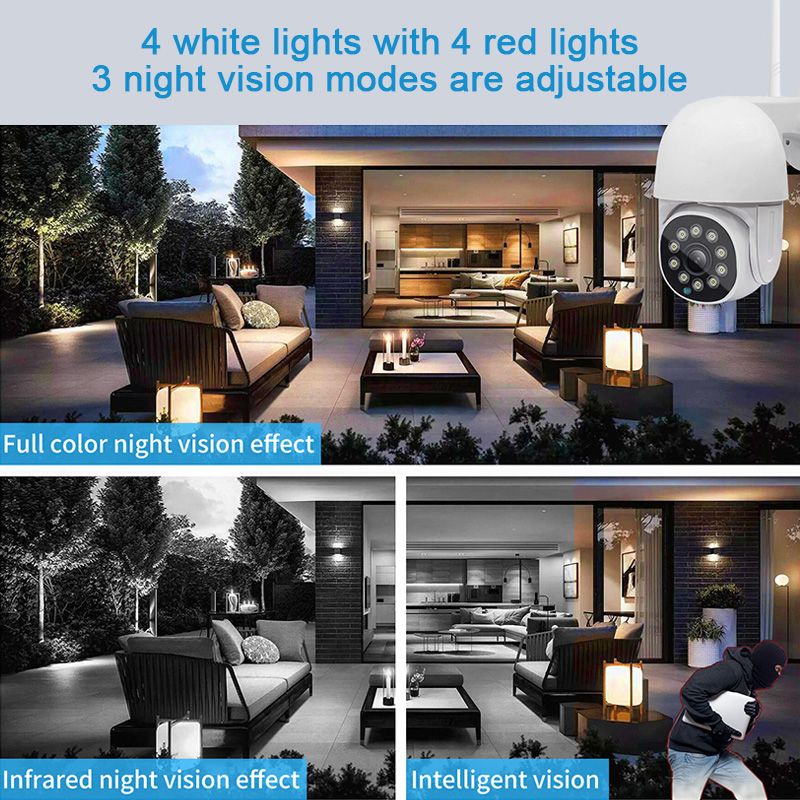 Waterproof wireless smart security camera - Factory sale with 60% discount