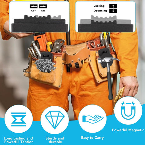 Powerful Magnetic Tool Belt Clip