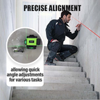 Laser Level Base with Rotatable Swingarm