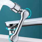 Multi-functional Splash-Proof Faucet Extender with Swivel Arm