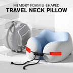 New Products - Memory Foam U-Shaped Travel Neck Pillow