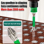 Anti-Slip Magnetic Phillips Bit with Spring