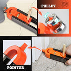 Irregular Contour Measuring Radian Ruler with Lock