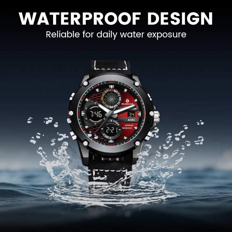 Men's Multi-functional Waterproof Luminous Watch