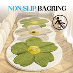 Summer Soft Irregular Flower Pattern Rug
