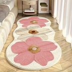 Summer Soft Irregular Flower Pattern Rug