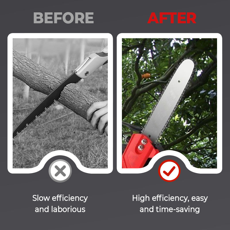 Bestseller back in stock! Cordless high-power lithium battery chainsaw - gift tool kit