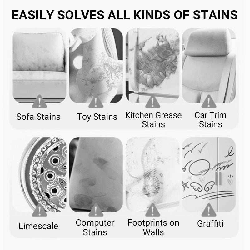 Multi-Purpose Laundry Stain Remover Cream - Erases Tough Stains like Grease, Wine, Ink without Damaging Fabrics