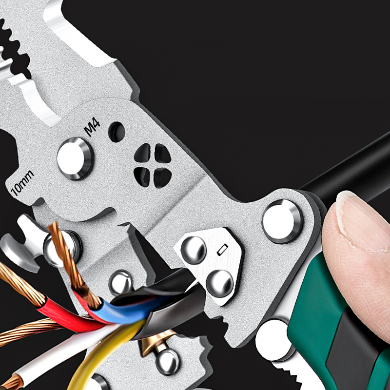 Of the sale Multifunctional Foldable Wire Stripping Scissors with Electrical Test