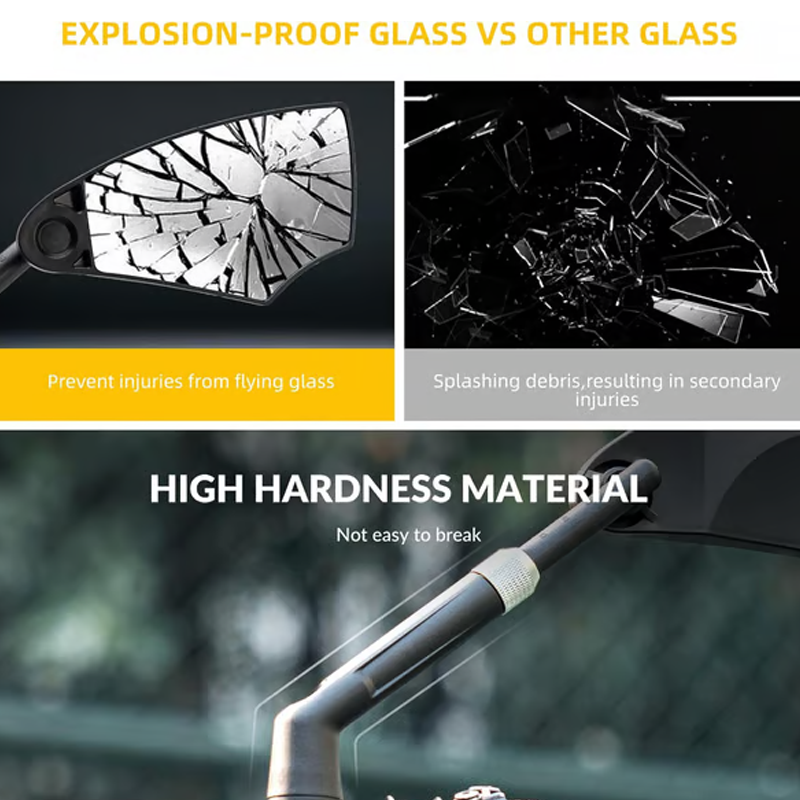 360° Adjustable Bicycle Rear View Mirror, for Handlebars – Sale ends when supplies run out