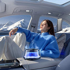 Cloud Mist Car Diffuser - Auto On/Off with 30-Day USB-C Battery & 1 Refill = 1 Year Freshness