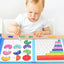 SALE Montessori Magnetic Book Fraction Puzzle