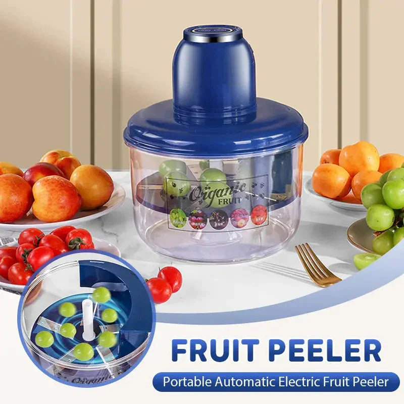 Electric Fruit Peeler with USB | 25 Second Peeling Time | Cordless & Quiet | Easy Cleaning
